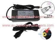 GATEWAY MC7801 laptop ac adapter replacement (Input: AC 100-240V, Output: DC 19V 4.74A 90W)